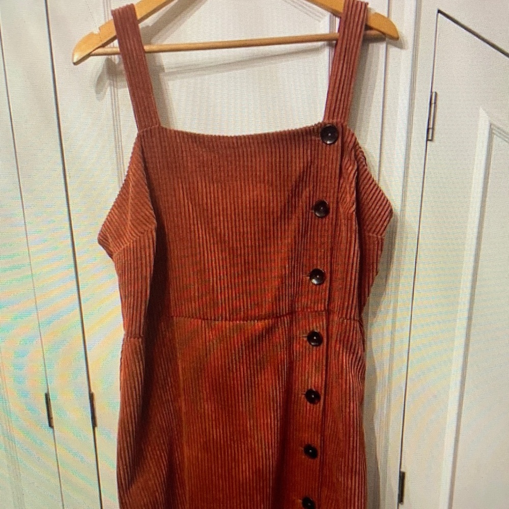 George Rust Corduroy Mini Dress